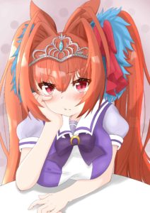 ウマ娘 パズル作って見た。ダイワスカーレット