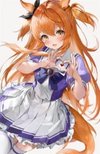 ウマ娘　パズル作って見た。マヤノトップガン