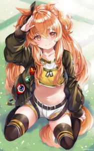 ウマ娘　パズル作って見た。マヤノトップガン