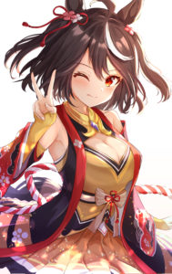 ウマ娘　パズル作って見た。　キタサンブラック