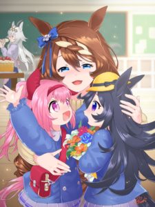 ウマ娘　パズル作って見た。　スーパークリーク　ハルウララ　ライスシャワー