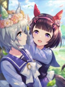 ウマ娘 パズル作って見た。セイウンスカイ ニシノフラワー