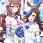 ウマ娘 パズル作って見た。 ミホノブルボン ライスシャワー